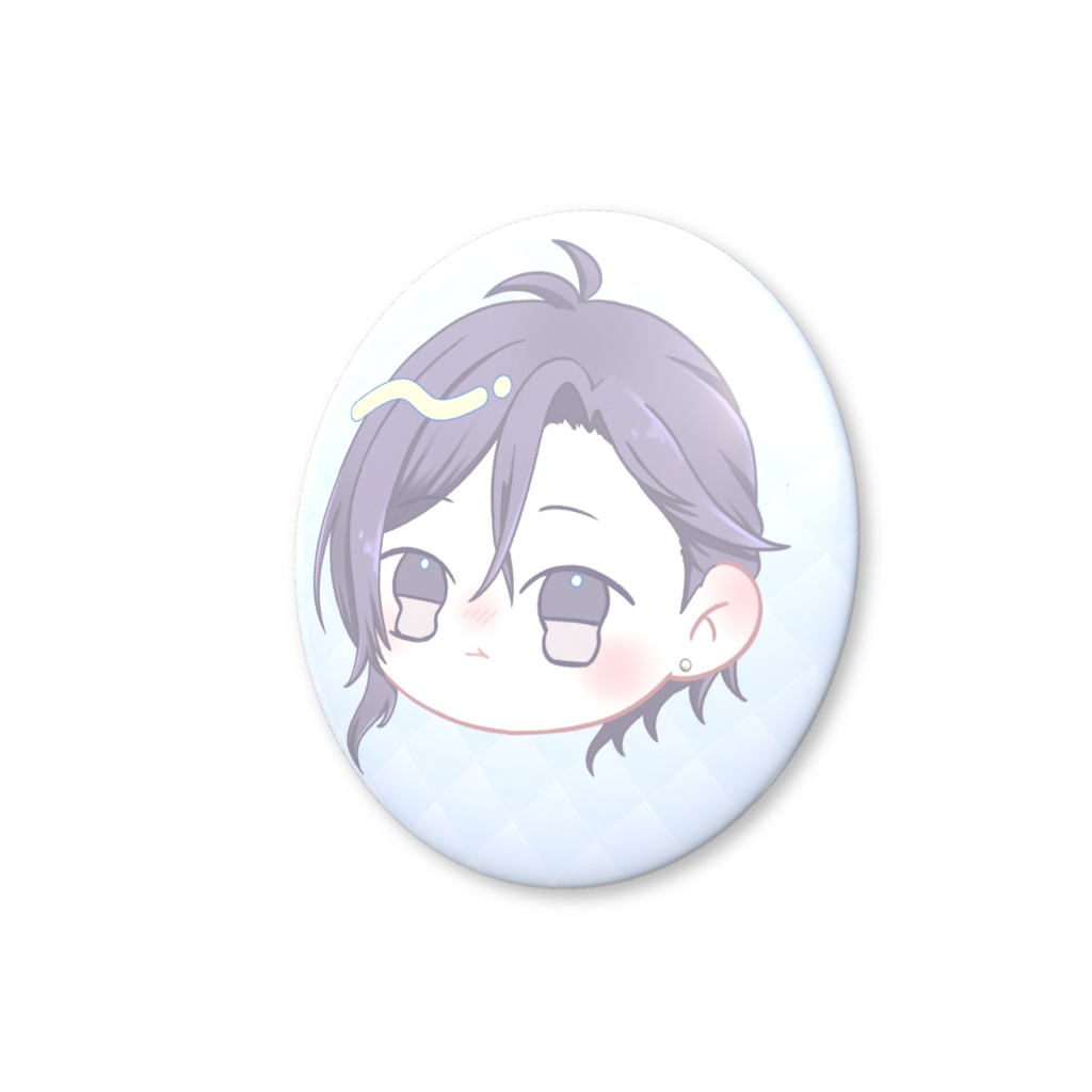 男体化衣装 もち顔缶バッジ