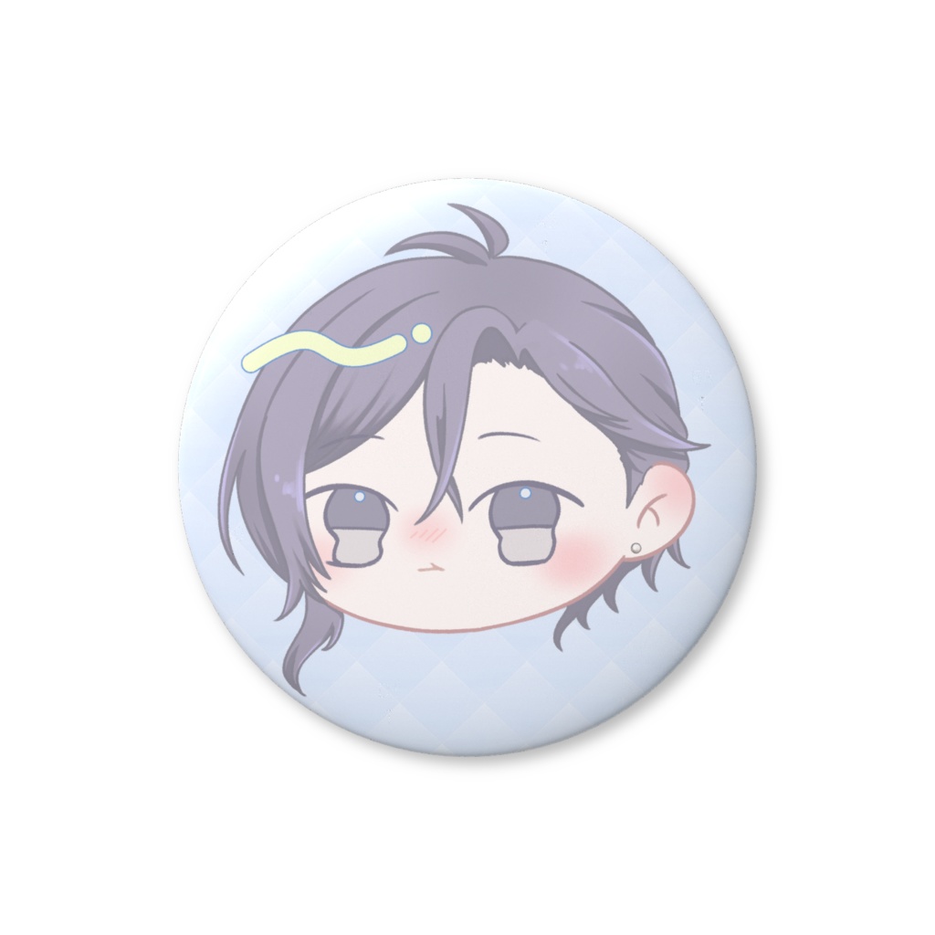 男体化衣装　もち顔缶バッジ