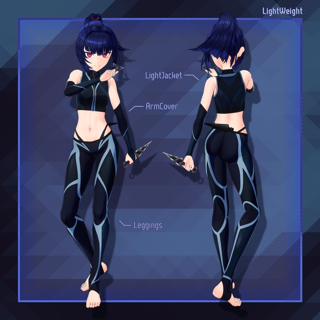 【オリジナル3Dモデル】ノワキ v1.0.0