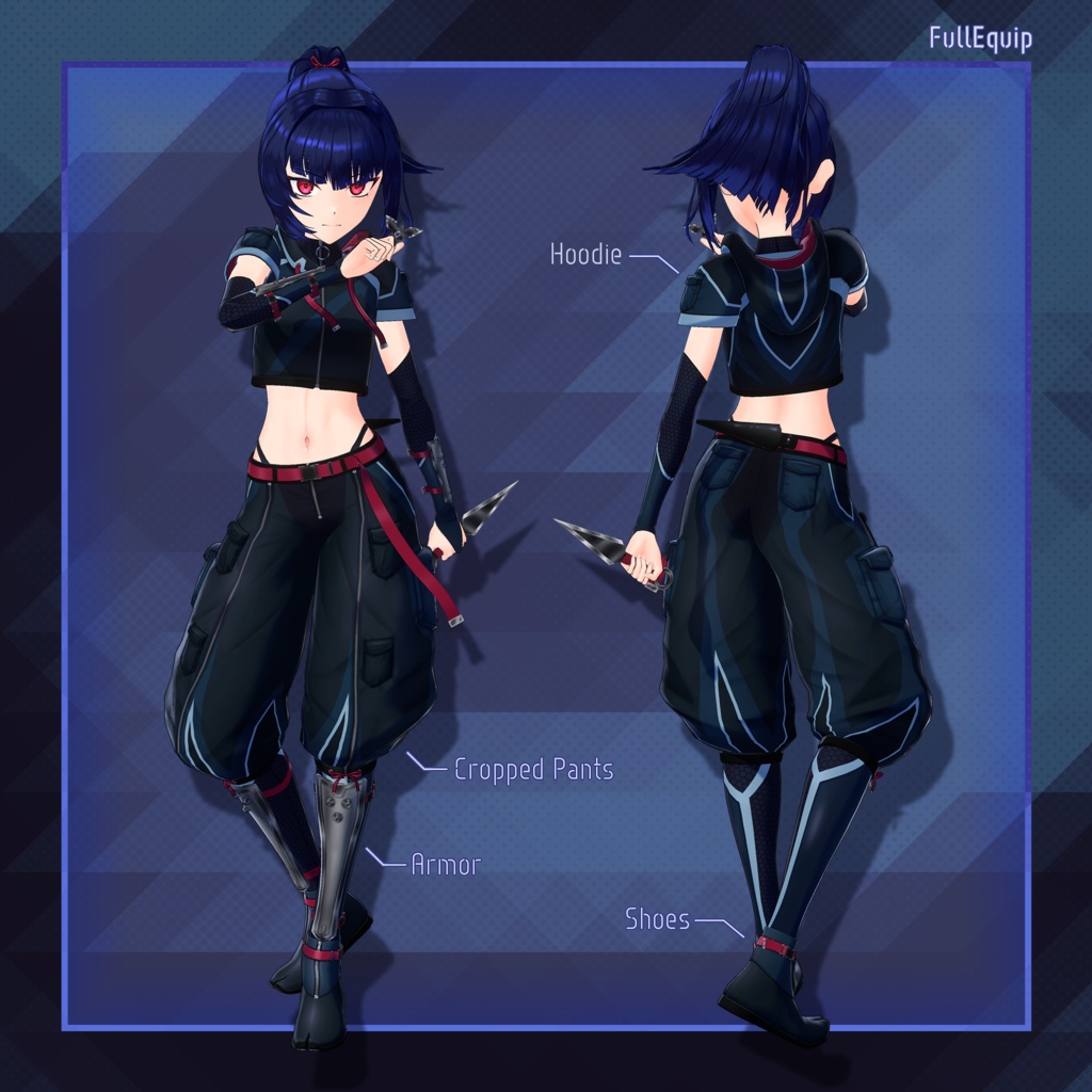 【オリジナル3Dモデル】ノワキ v1.0.0