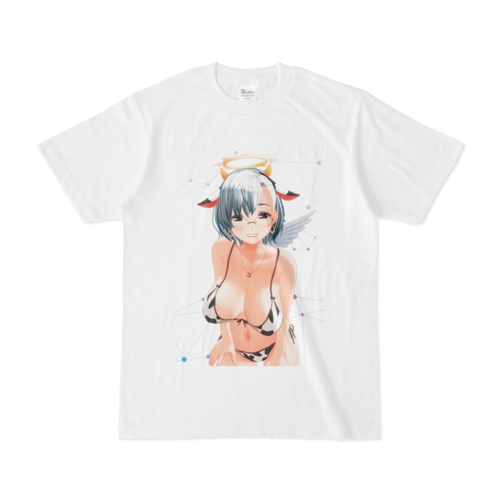 初瀬野リディム Tシャツ 牛柄ビキニ