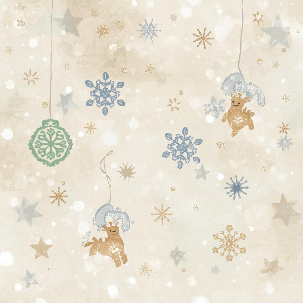 ほっこり手描きクリスマス イラスト素材10点セット(PNG形式)