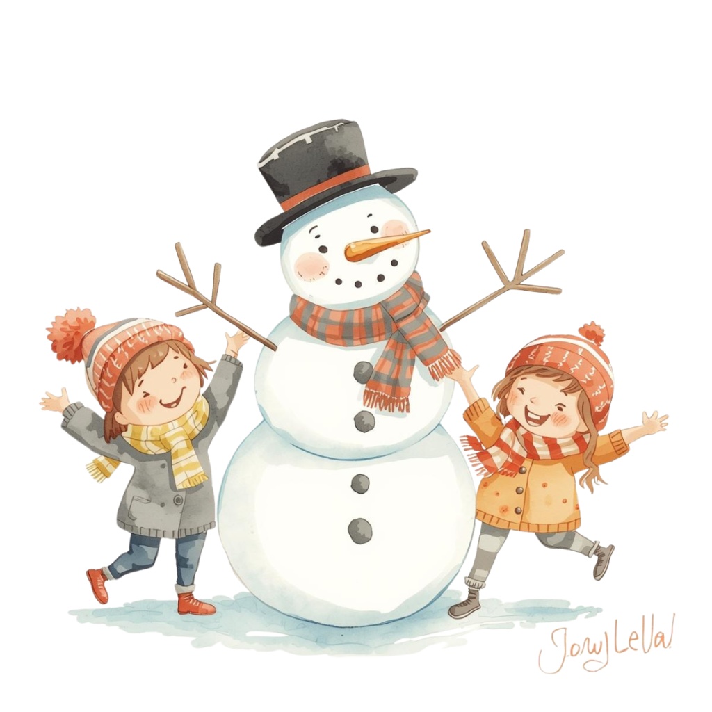 ほっこり手描きクリスマス イラスト素材10点セット(PNG形式)