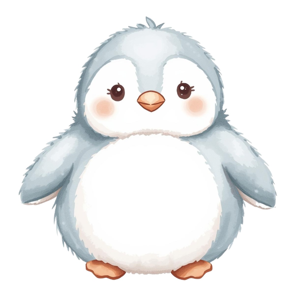 ふかふかアニマルズ – 手書き風ぬいぐるみクリップアート10種類(PNG形式)