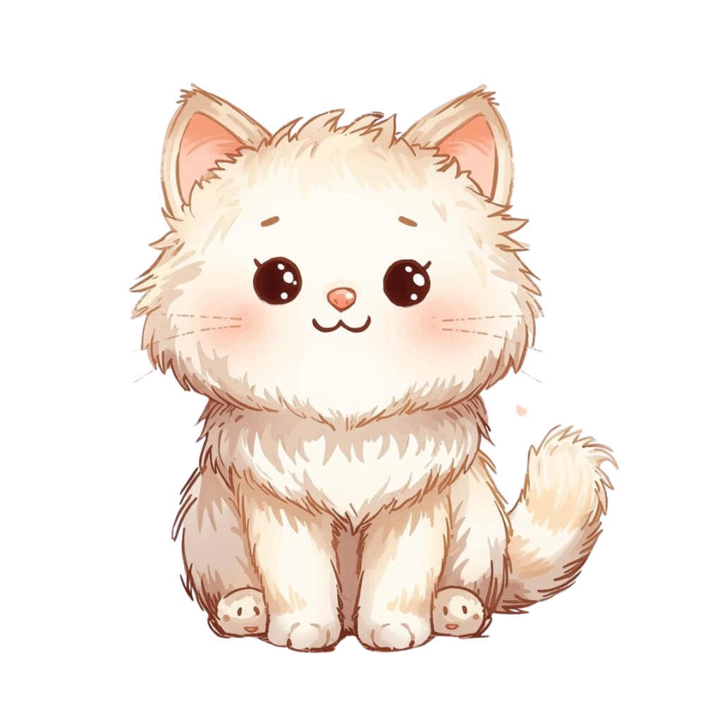 ふかふかアニマルズ – 手書き風ぬいぐるみクリップアート10種類(PNG形式)