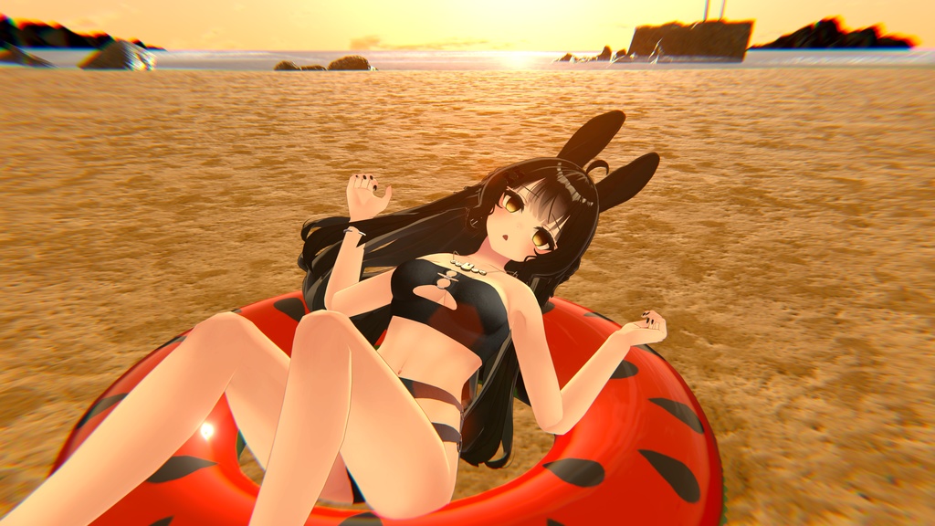 【3アバター対応】Summer Splash Swimwear