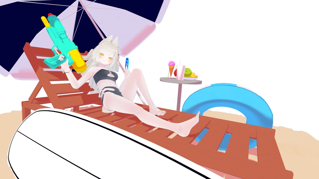 【3アバター対応】Summer Splash Swimwear