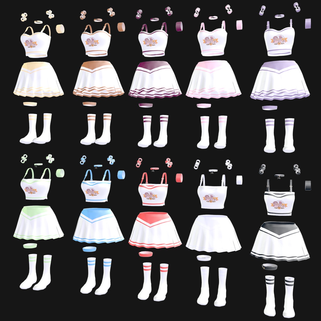 【8アバター対応】Cheerleader