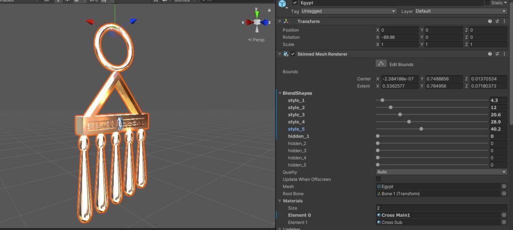 Egyptian Starlight - Earrings 10set