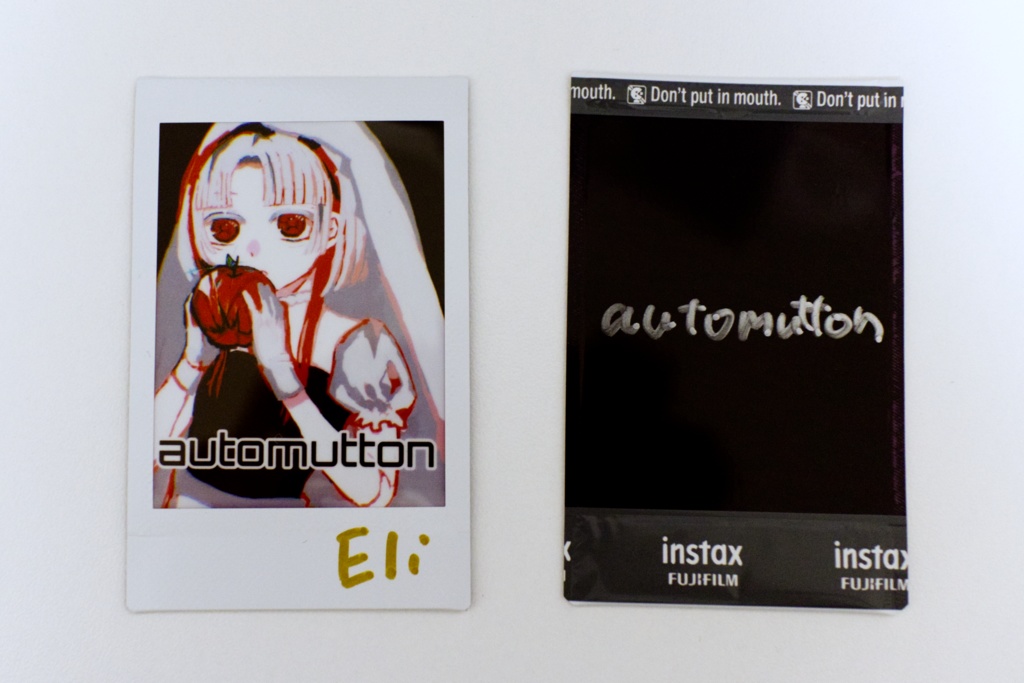 直筆サイン入りチェキ memorial100 ver. - Eli -