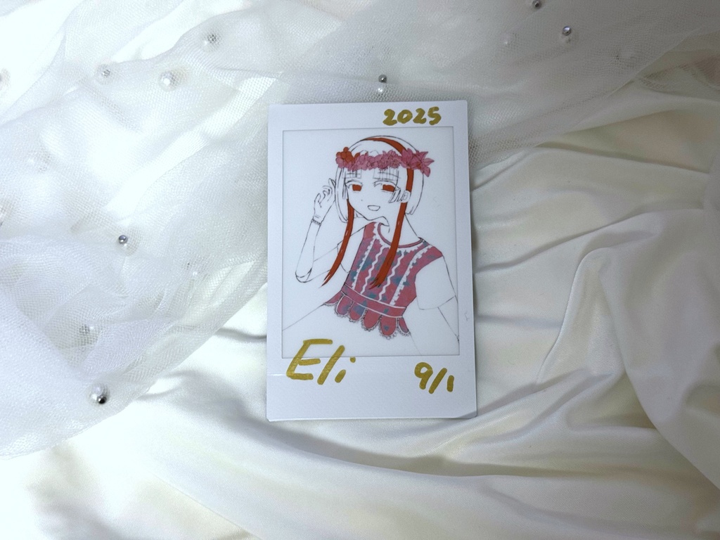 直筆サイン入りチェキ birthday2025 ver. - Eli -