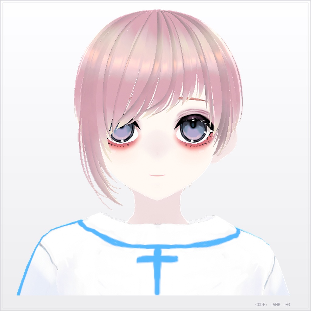 【VRoidモデル】CODE: LAMB -03【.vroid/.vrm】