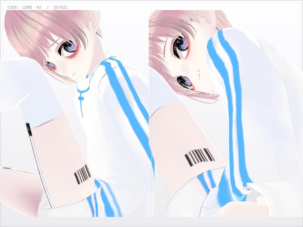 【VRoidモデル】CODE: LAMB -03【.vroid/.vrm】