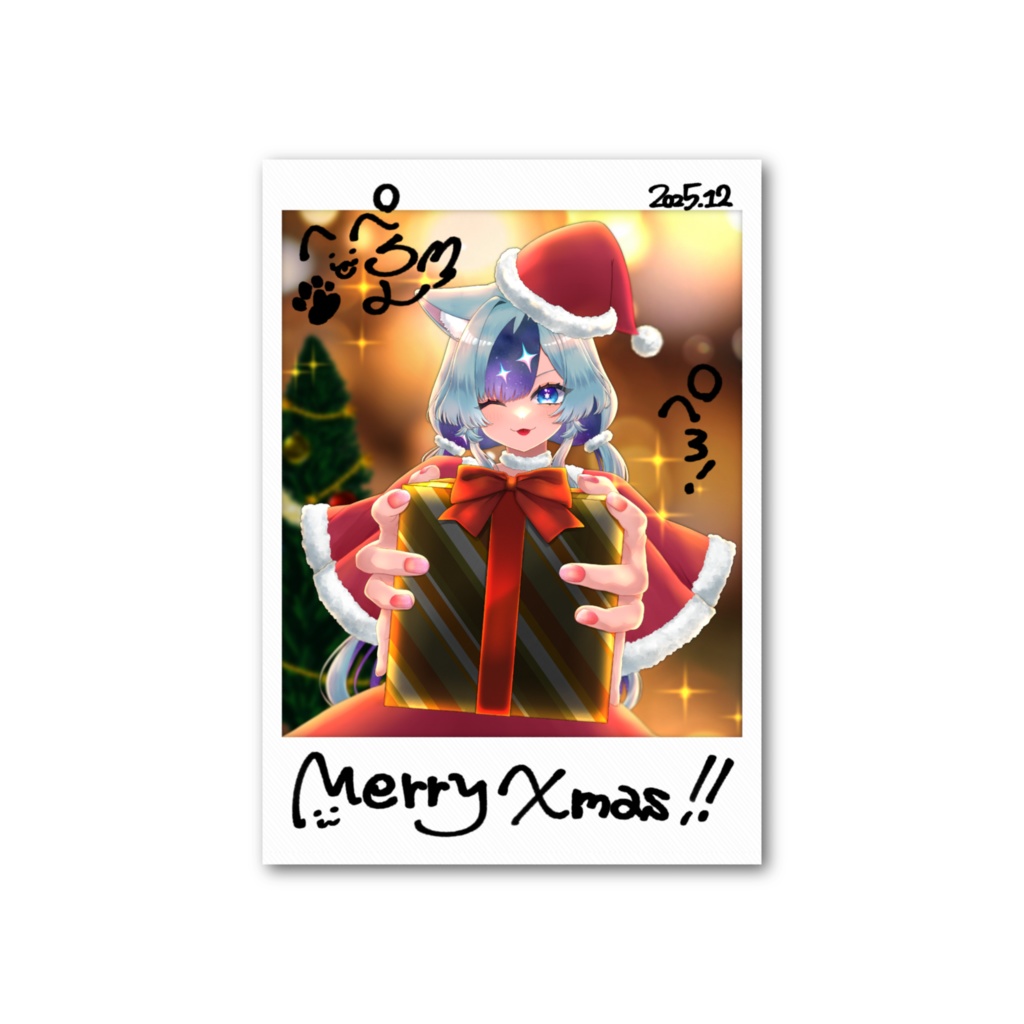 チェキ風カード【2025Xmas】