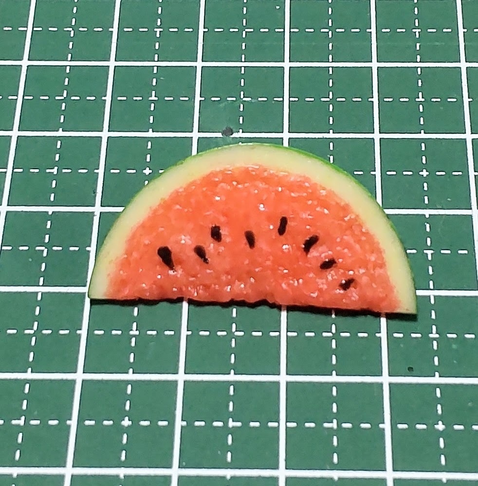 約1/6サイズ ミニチュアフード スイカ🍉