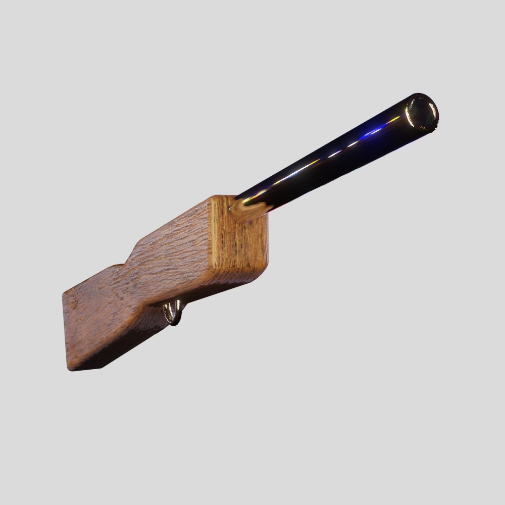 射的セット_3Dモデル