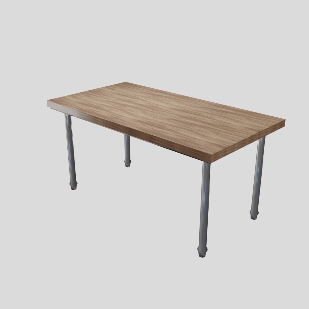 ダイニングテーブル・椅子セット_3Dモデル