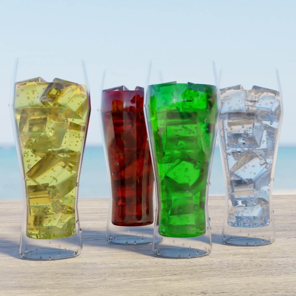炭酸飲料_3Dモデル