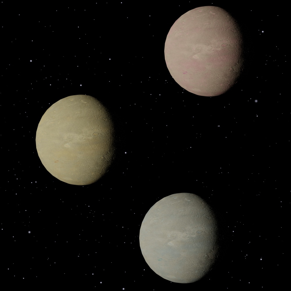 月・惑星_3Dモデル