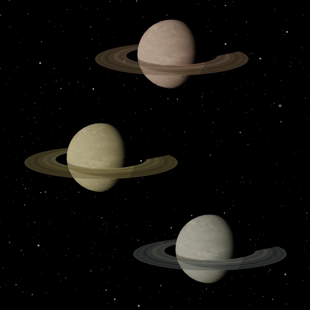 月・惑星_3Dモデル