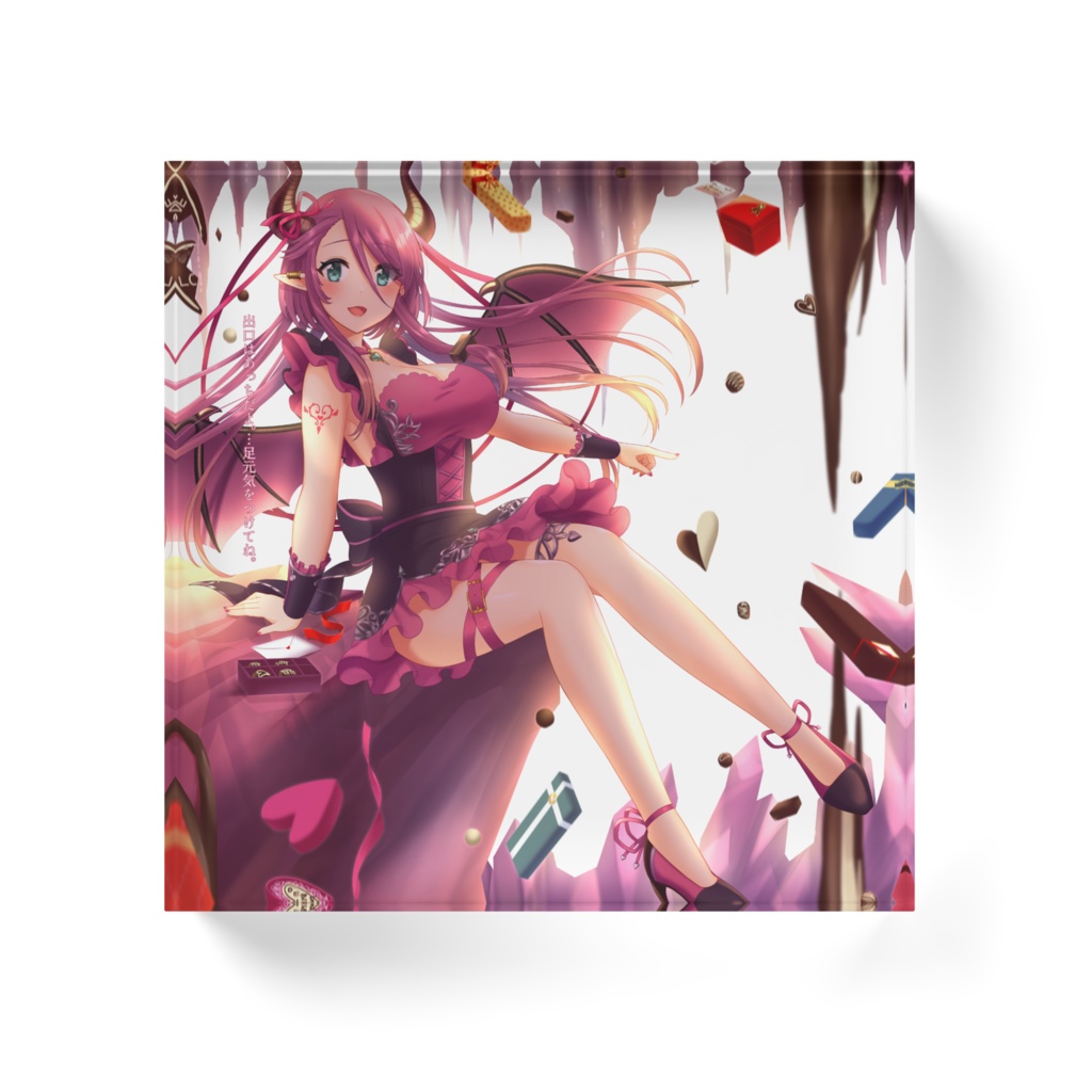 サキュバスアクリルブロック