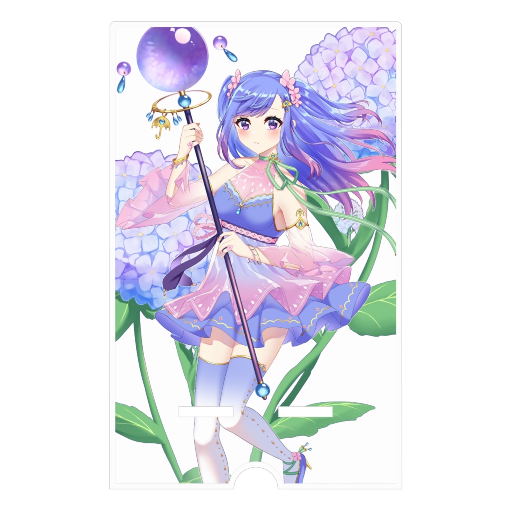 アクリルスマホスタンド【紫陽花】