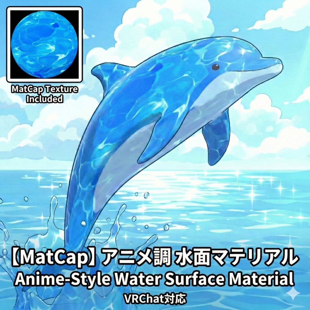 [MatCap] Cel-Shaded Water Material