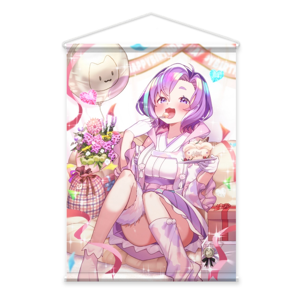 しのくゆ Birthday 記念タペストリー
