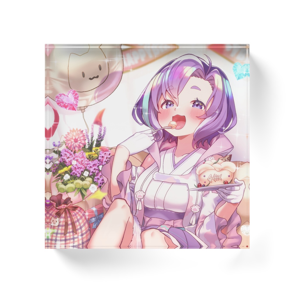 しのくゆ Birthday 記念アクリルブロック