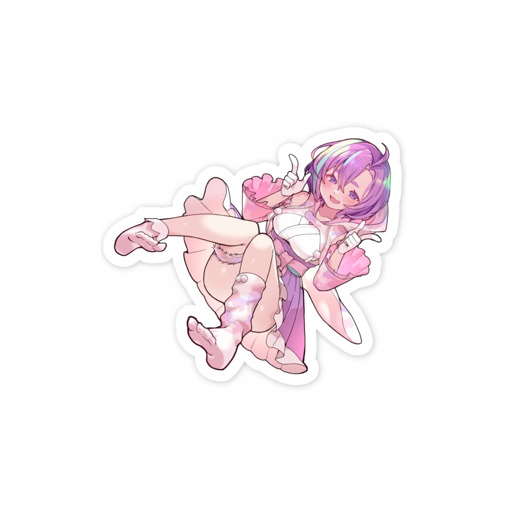 4周年記念 しのくゆスマホステッカー(背景無し)