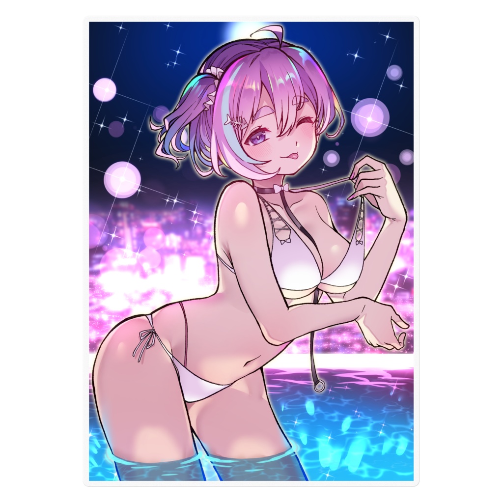 しのくゆナイトプールver.　ステッカー