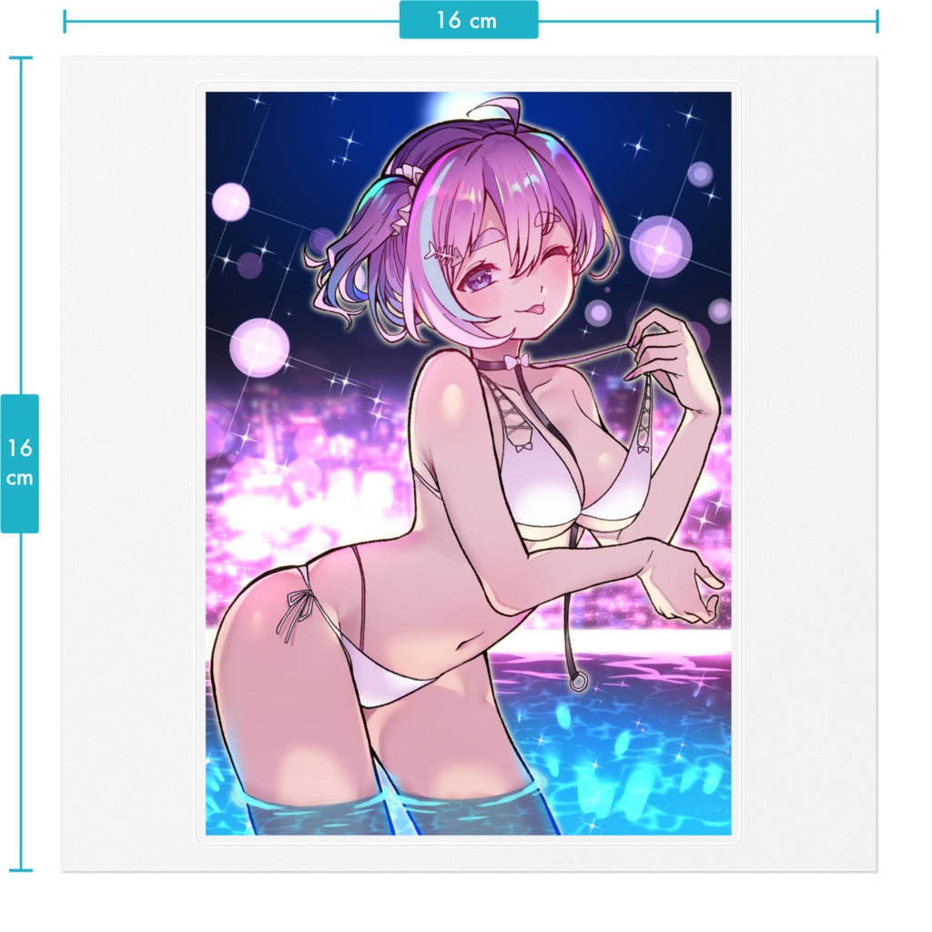 しのくゆナイトプールver. ステッカー