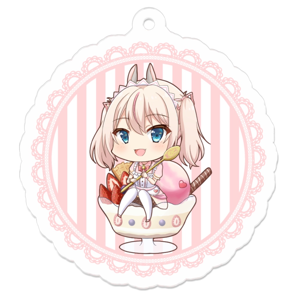 ちょこんといちごパフェ♪ 宇佐見裕希 アクキー