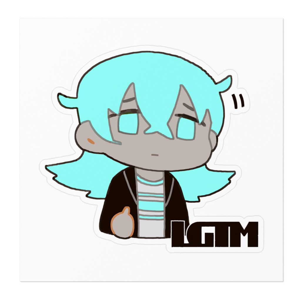 りやちゃんシール(LGTM)