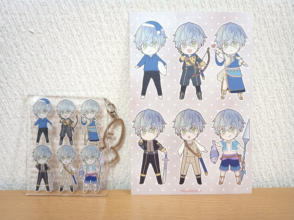 おきがえアッシュくんアクキーセット