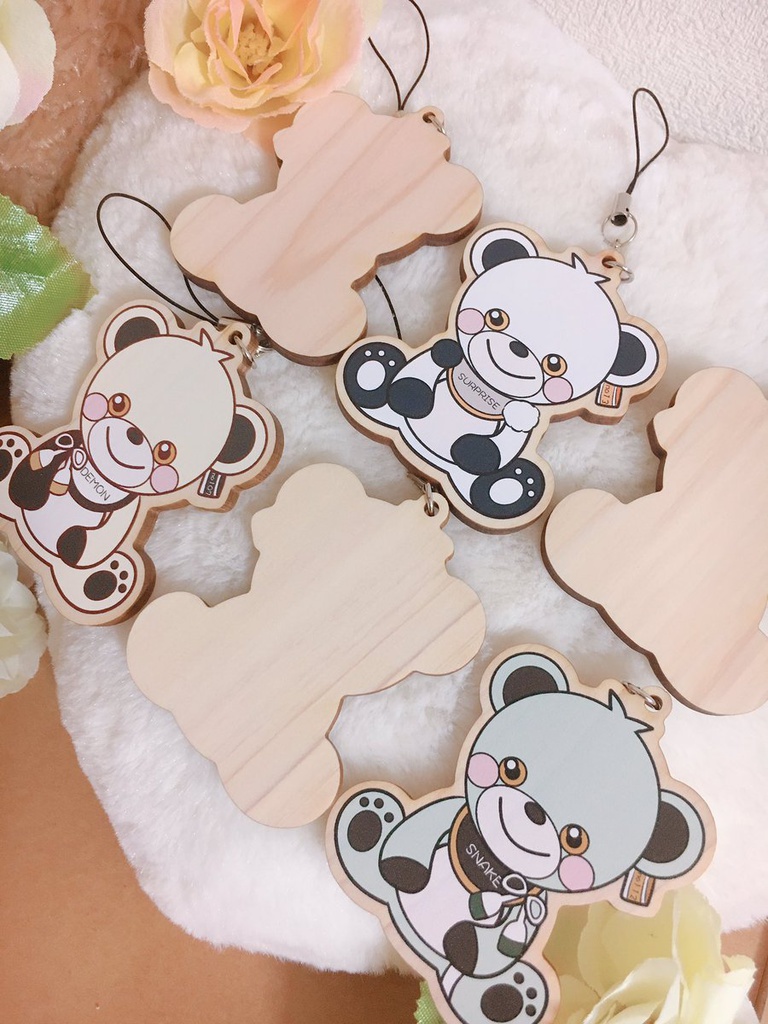 くまさん男士キーホルダー