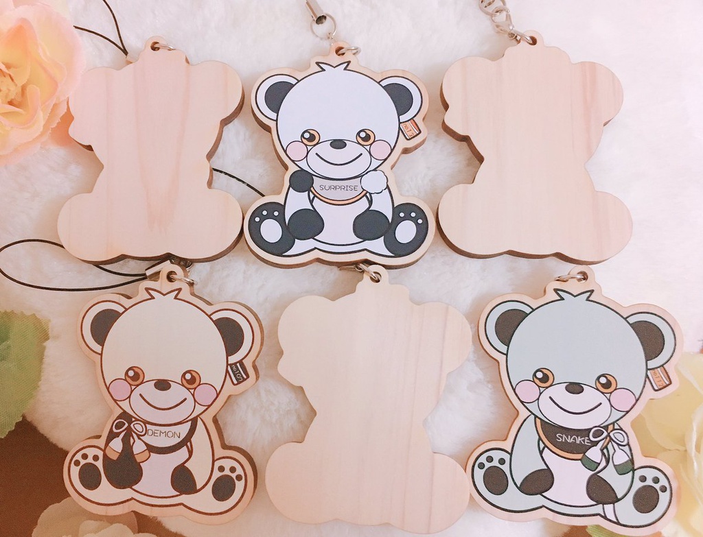 くまさん男士キーホルダー