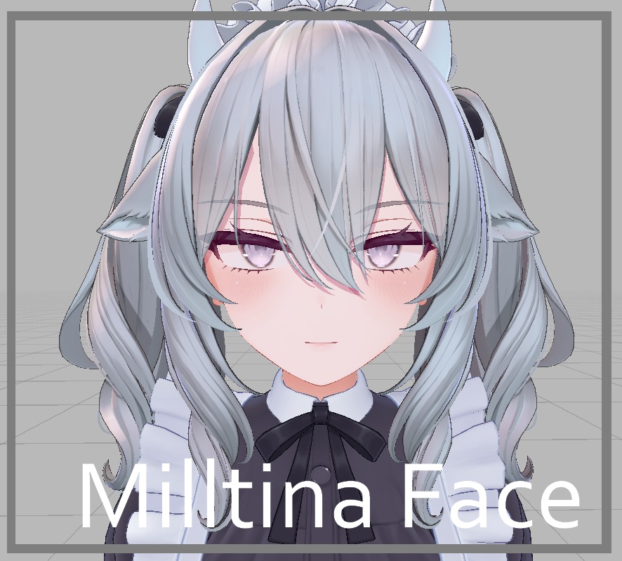 Milltina クールでキリっとしたお姉さん顔 blendshape