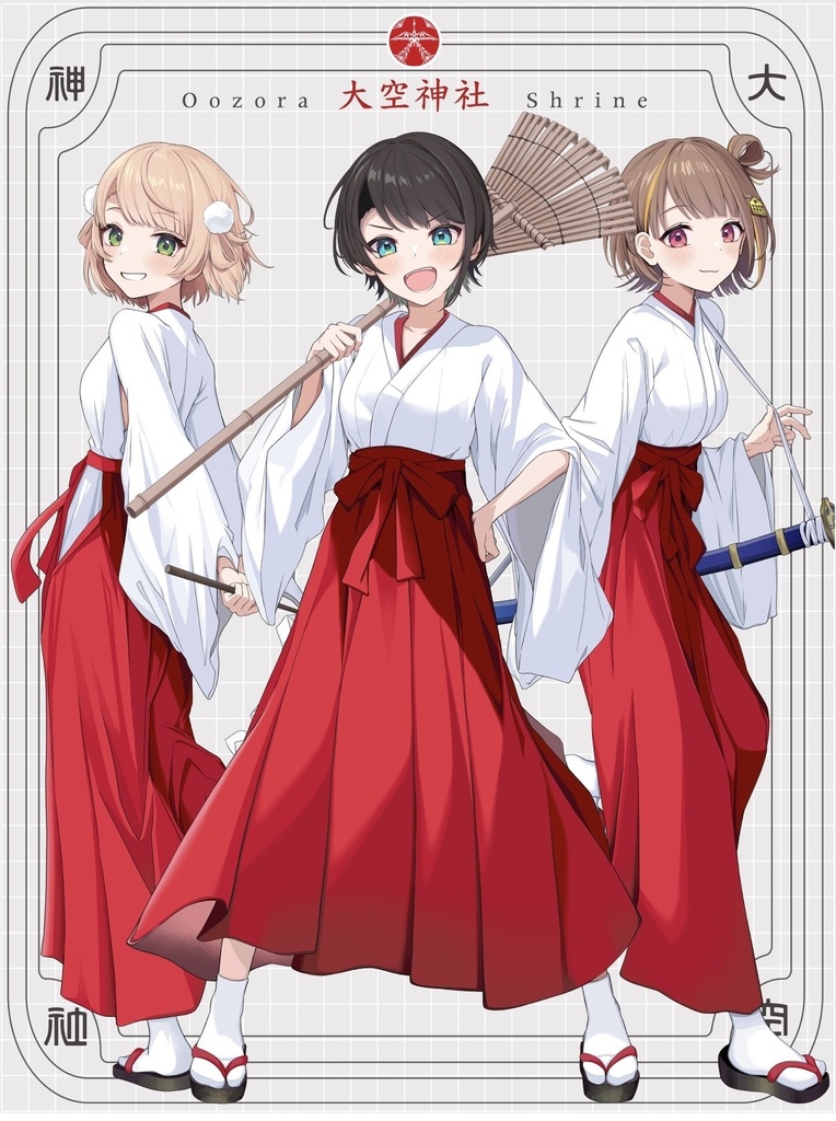 ［大空神社］巫女3アクスタ⛩️【非公式】
