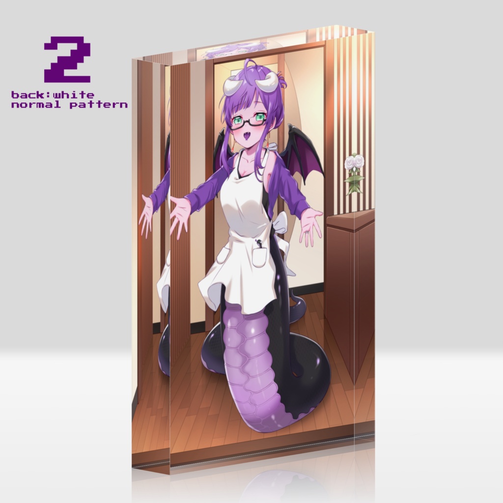 Welcome back hug🐍❣️ Acrylic block