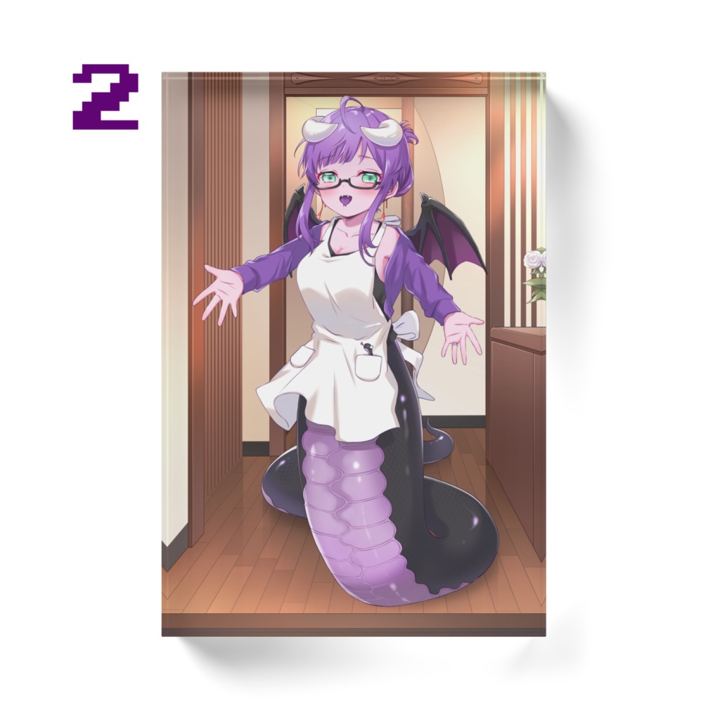 Welcome back hug🐍❣️ Acrylic block