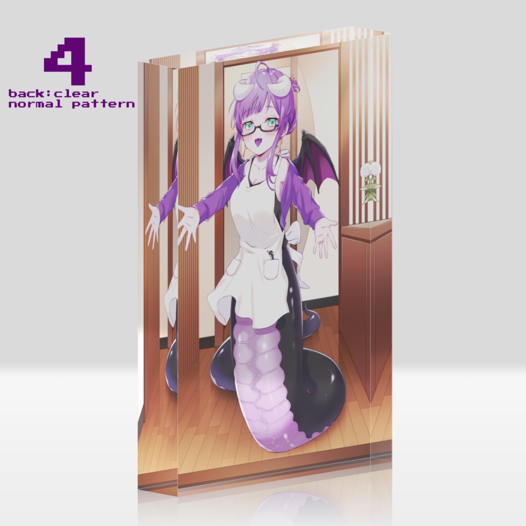 Welcome back hug🐍❣️ Acrylic block