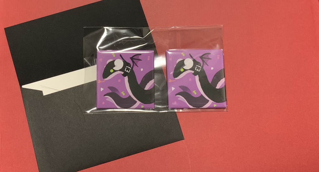 【自家通販】Meryu snake🐍 🎵Can badge & Magnet