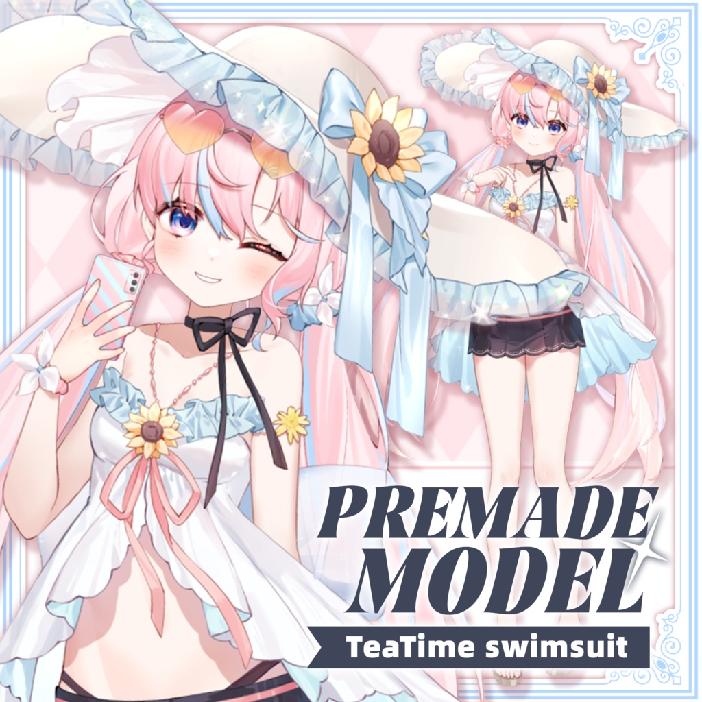 【live2d Model】Tea timeswimsuit