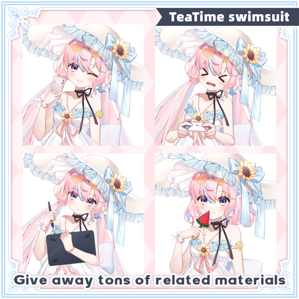 【live2d Model】Tea timeswimsuit