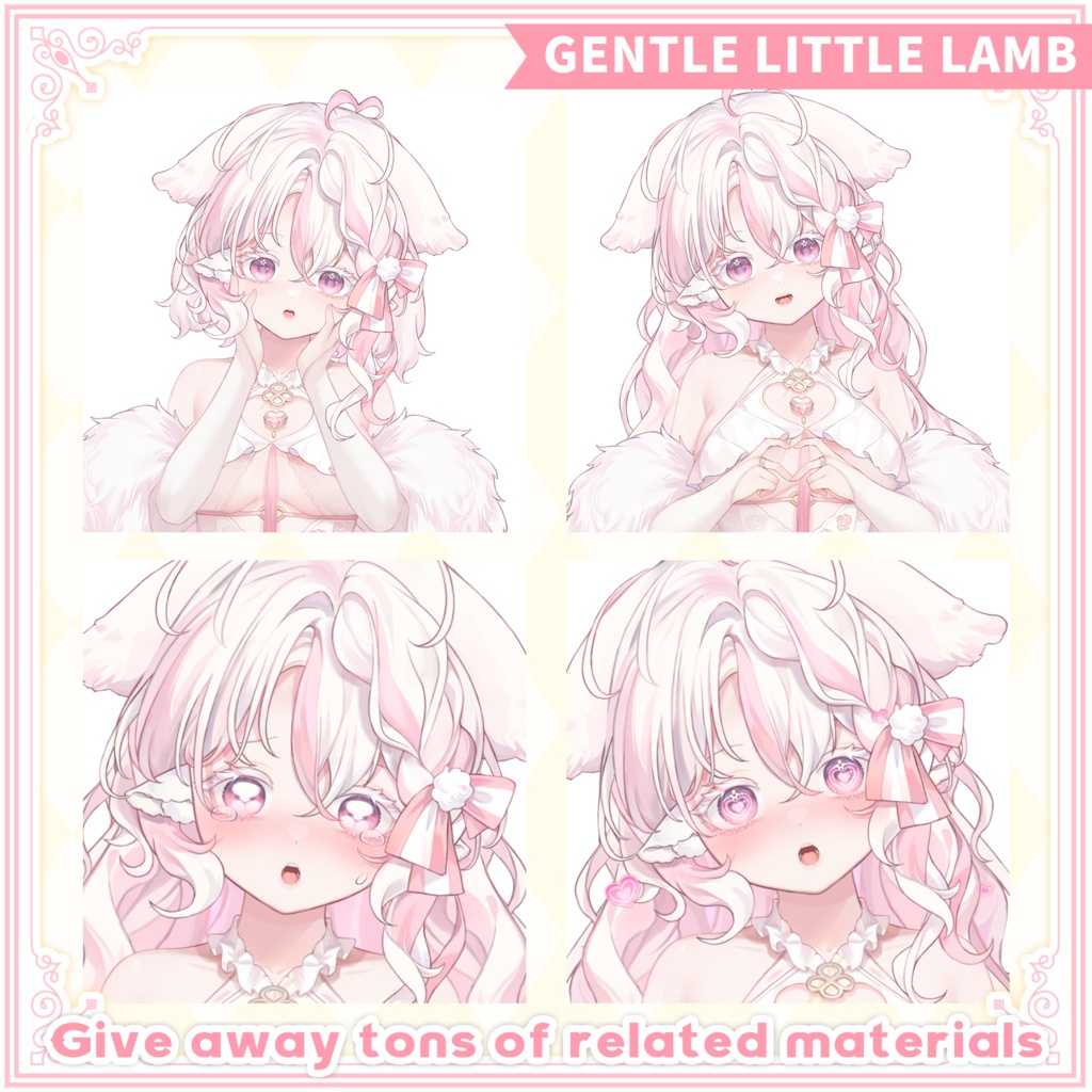 【live2d Model】Gentle Little Lamb(!Bonus Chibi Model!)