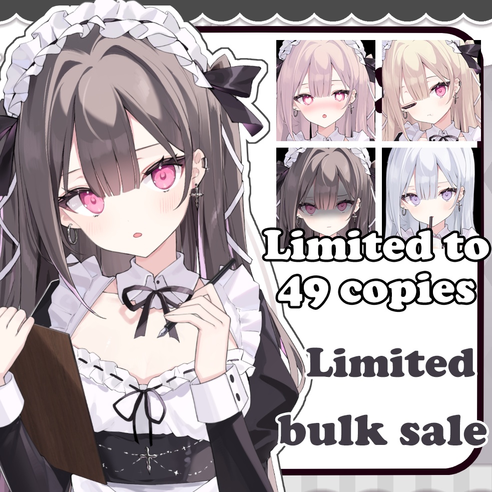 【live2d Model】Hmph... It's not like I want a maid or anything! （ Limited sale of 49 copies）