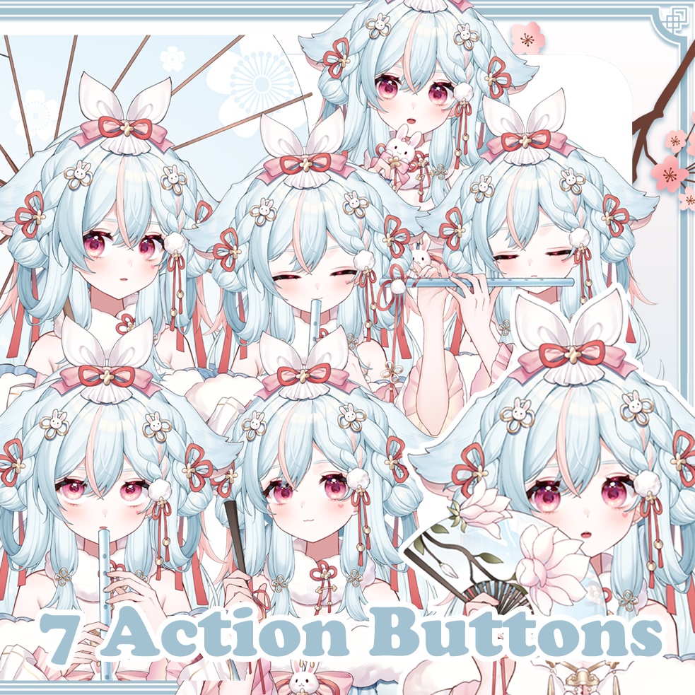 【live2d Model】Tao Se2.0 - Ancient Chinese Style