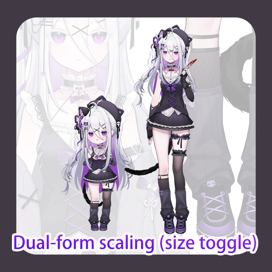 【Live2D Model】Black Kitty(Limited to 49 copies)