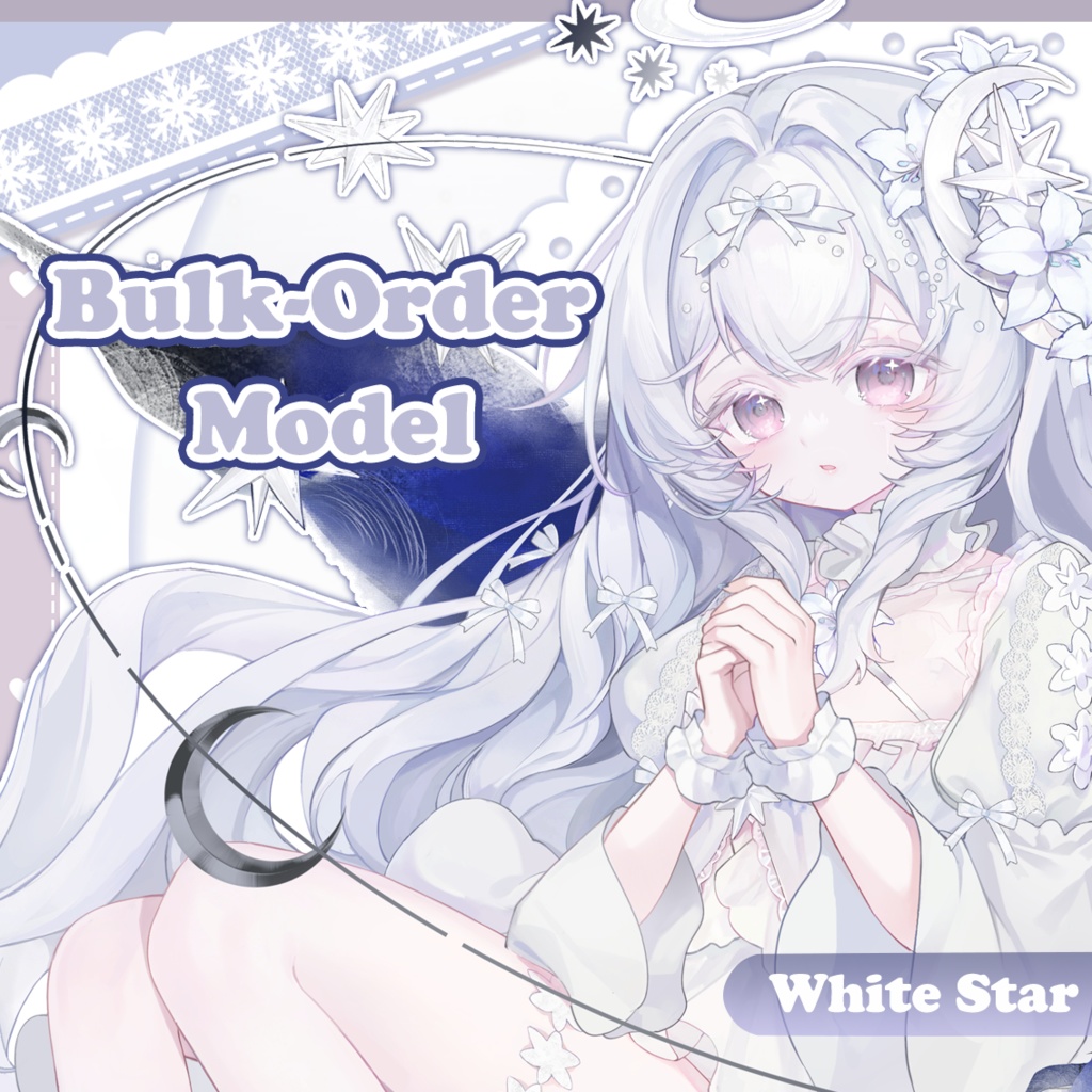 【live2d Model】White Star（Files will be sent via email）